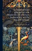 Commentaire Anonyme Sur Prudence D'après Le Manuscrit 413 De Valenciennes