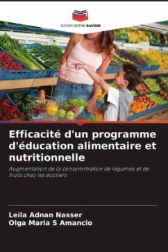 Cover Efficacité d'un programme d'éducation alimentaire et nutritionnelle