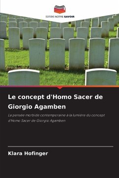 Cover Le concept d'Homo Sacer de Giorgio Agamben