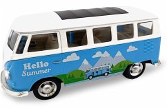 Cover Volkswagen T1 Diecast 1:30 blau inkl. Knopfzellen