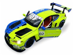 Cover BMW M4 GT3 Diecast 1:24 grün inkl. Knopfzellen