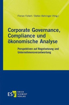 Cover Corporate Governance, Compliance und ökonomische Analyse