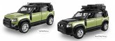 Land Rover Defender 110 Diecast 1:43 grün 2in1