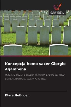 Cover Koncepcja homo sacer Giorgio Agambena