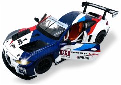 Cover BMW M4 GT3 Diecast 1:24 weiß inkl. Knopfzellen