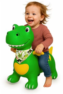 Cover Hüpftier Dino mit Flügel HoppyDoo grün mit Pumpe