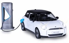 Cover BMW Mini Cooper Diecast 1:28 weiß inkl. Knopfzellen
