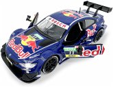 BMW M4 DTM Diecast 1:24 blau inkl. Knopfzellen