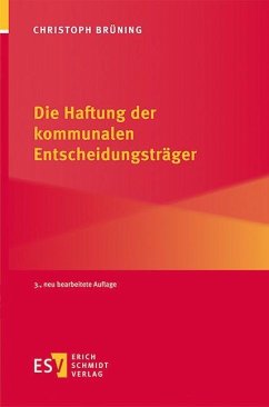 Cover Die Haftung der kommunalen Entscheidungsträger