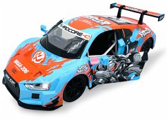 Cover Audi R8 LMS Diecast 1:24 blau inkl. Knopfzellen