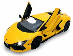 Cover Lamborghini Revuelto Diecast 1:24 gelb inkl. Knopfzellen