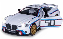 Cover BMW 3.0 CSL Diecast 1:34 weiß inkl. Knopfzellen