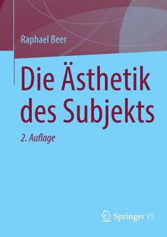Cover Die Ästhetik des Subjekts
