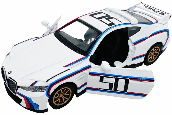 BMW 3.0 CSL Diecast 1:42 weiß BMW 3.0 CSL Diecast 1:42 weiß