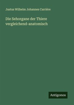 Die Sehorgane der Thiere vergleichend-anatomisch Cover Die Sehorgane der Thiere vergleichend-anatomisch