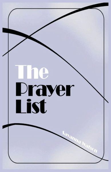 The Prayer List The Prayer List