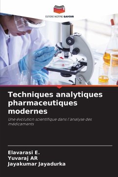 Cover Techniques analytiques pharmaceutiques modernes