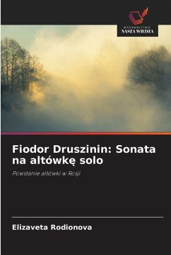 Cover Fiodor Druszinin: Sonata na altówk¿ solo