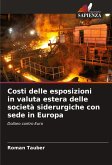 Costi delle esposizioni in valuta estera delle società siderurgiche con sede in Europa