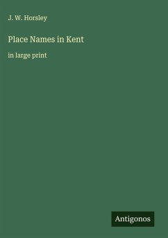 Place Names in Kent Cover Place Names in Kent
