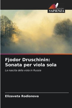 Cover Fjodor Druschinin: Sonata per viola sola