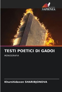 Cover TESTI POETICI DI GADOI