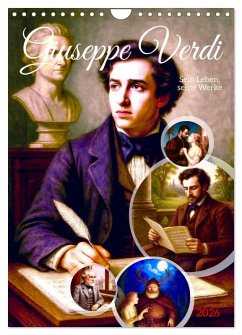 Cover Giuseppe Verdi (Wandkalender 2026 DIN A4 hoch), CALVENDO Monatskalender