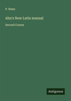 Cover Ahn's New Latin manual