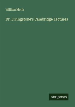 Cover Dr. Livingstone's Cambridge Lectures
