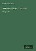 The Prose of Alfred Lichtenstein