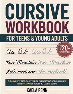 Cover Cursive Workbook for Teens & Young Adults