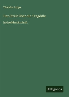 Cover Der Streit über die Tragödie