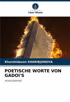 Cover POETISCHE WORTE VON GADOI'S