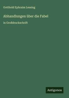 Cover Abhandlungen über die Fabel