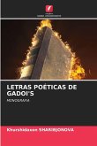 LETRAS POÉTICAS DE GADOI'S LETRAS POÉTICAS DE GADOI'S