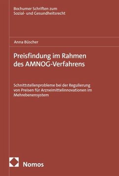 Preisfindung im Rahmen des AMNOG-Verfahrens (eBook, PDF) Cover Preisfindung im Rahmen des AMNOG-Verfahrens (eBook, PDF)