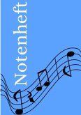 Notenheft: DIN A5 Notenlinienheft   300 Seiten mit 12 Notenzeilen / Systeme pro Blatt   Papier 90g/m²   Musikheft mit No
