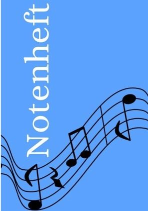 Notenheft: DIN A5 Notenlinienheft 300 Seiten mit 12 Notenzeilen / Systeme pro Blatt Papier 90g/m² Musikheft mit No Notenheft: DIN A5 Notenlinienheft 300 Seiten mit 12 Notenzeilen / Systeme pro Blatt Papier 90g/m² Musikheft mit No