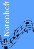 Notenheft: DIN A4 Notenlinienheft   200 Seiten mit 12 Notenzeilen / Systeme pro Blatt   Papier 90g/m²   Musikheft mit No