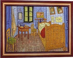 Cover Kunstrahmen Puzzle 500 - Van Goghs Zimmer in Arles, Vincent van Gogh