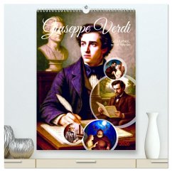 Cover Giuseppe Verdi (hochwertiger Premium Wandkalender 2026 DIN A2 hoch), Kunstdruck in Hochglanz