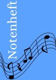 Notenheft: DIN A4 Notenlinienheft   44 Seiten mit 12 Notenzeilen / Systeme pro Blatt   Papier 90g/m²   Musikheft mit Not