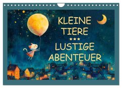 Kleine Tiere - Lustige Abenteuer (Wandkalender 2026 DIN A4 quer), CALVENDO Monatskalender