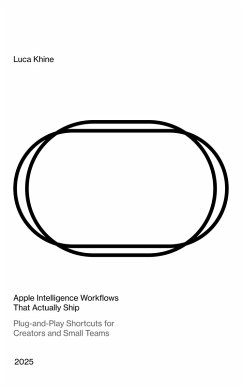 Cover Apple Intelligence Workflows That Actually Ship: Plug-and-Play Shortcuts for Creators and Small Teams (eBook, ePUB)