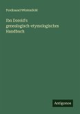 Ibn Doreid's genealogisch-etymologisches Handbuch
