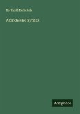 Altindische Syntax