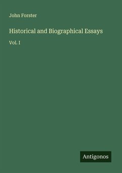 Cover Historical and Biographical Essays