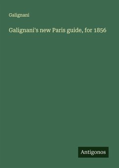 Cover Galignani's new Paris guide, for 1856