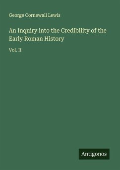 Cover An Inquiry into the Credibility of the Early Roman History