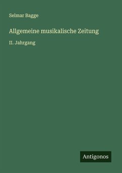 Allgemeine musikalische Zeitung Cover Allgemeine musikalische Zeitung